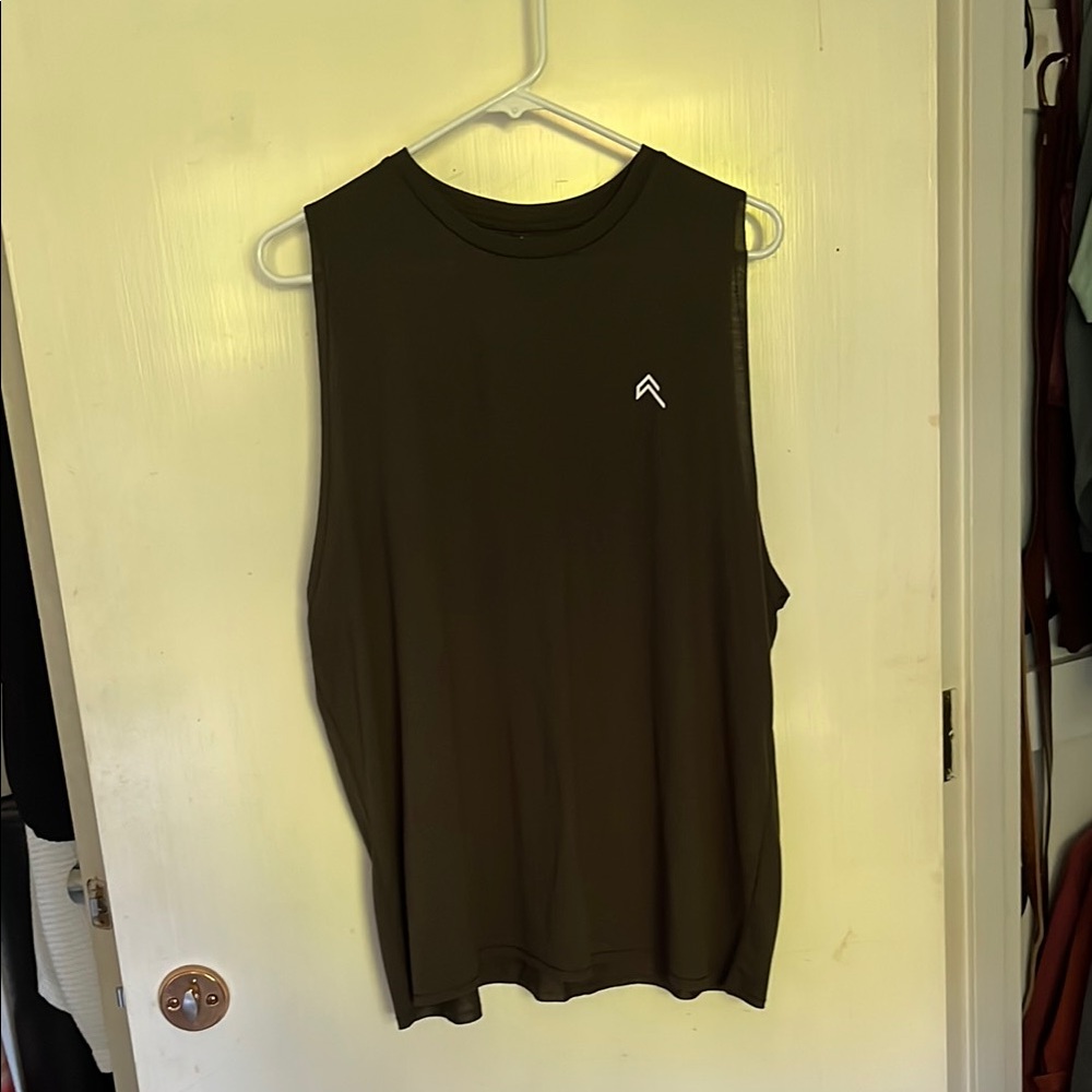 Black Sleeveless Tank Top